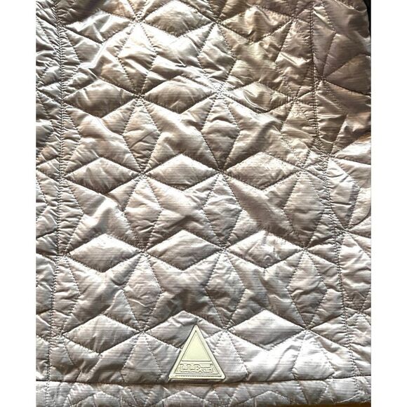 L.L. Bean Silver / Gray / Purple Quilted Jacket Girls Size Small 5/6 295291 - Picture 3 of 10